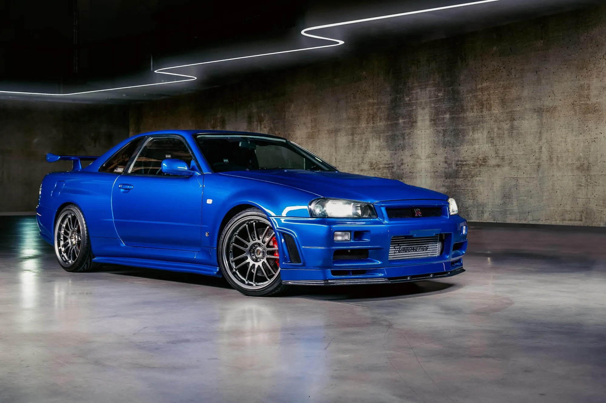 Skyline R34 Azul