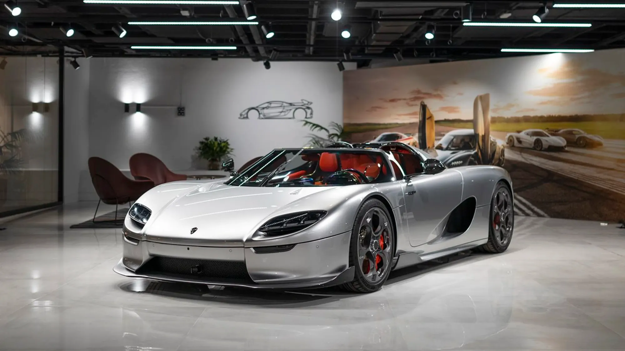 Koenigsegg CC850 Blanco