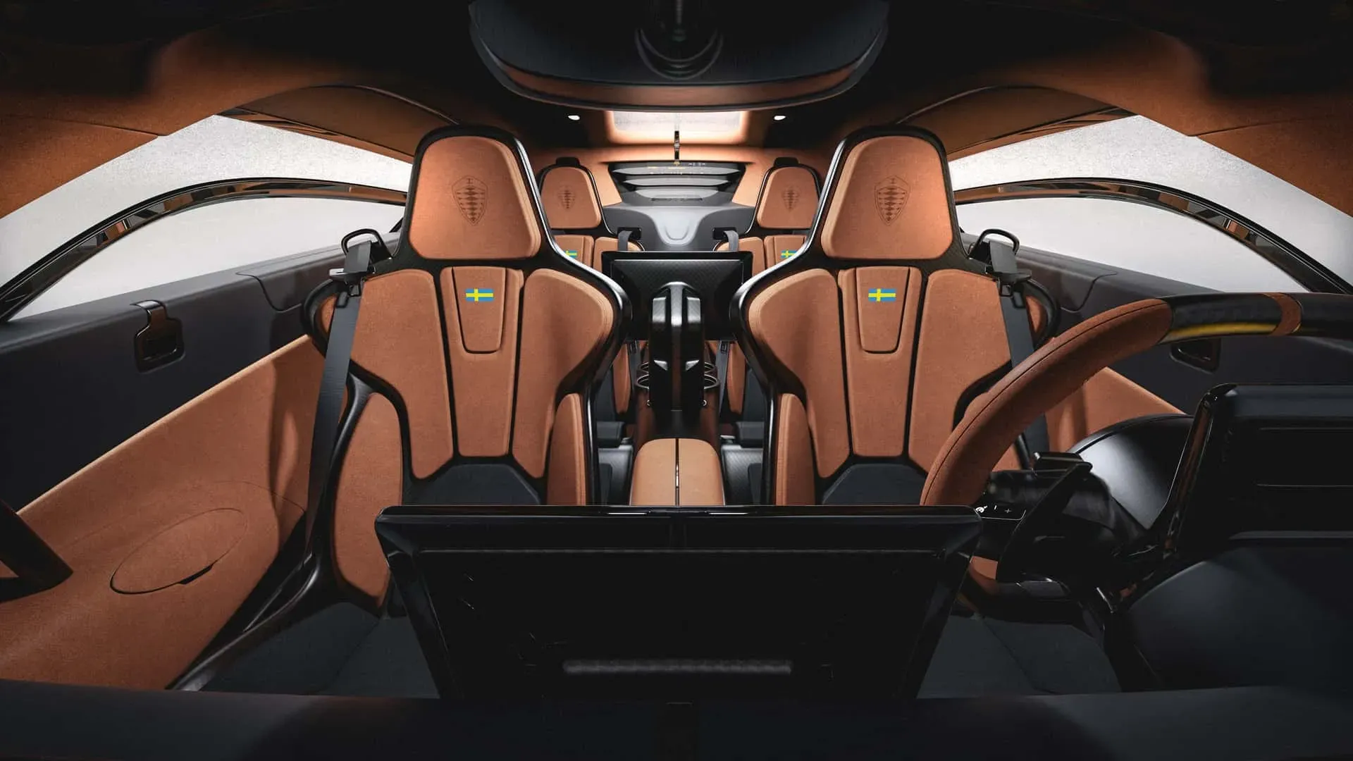 Interior del Koenigsegg Gemera