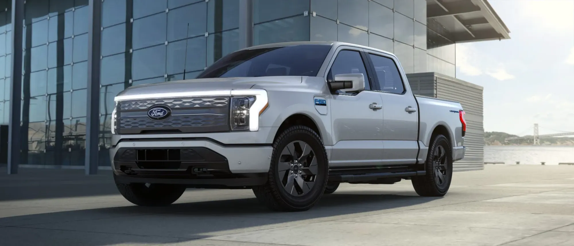 Ford F-150 Lightning Gris