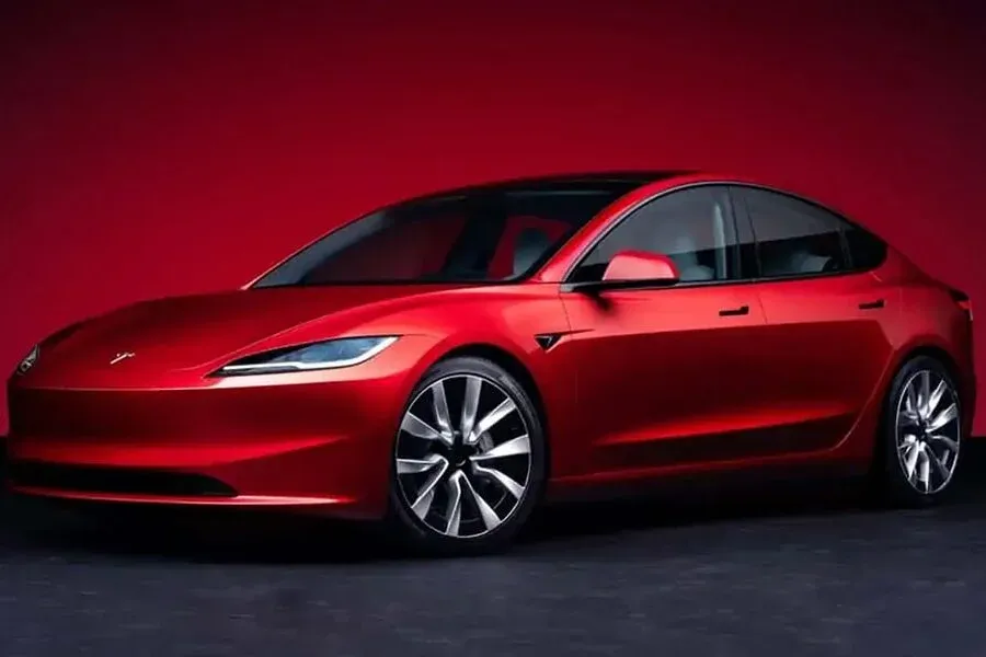 Tesla Model 3 Rojo