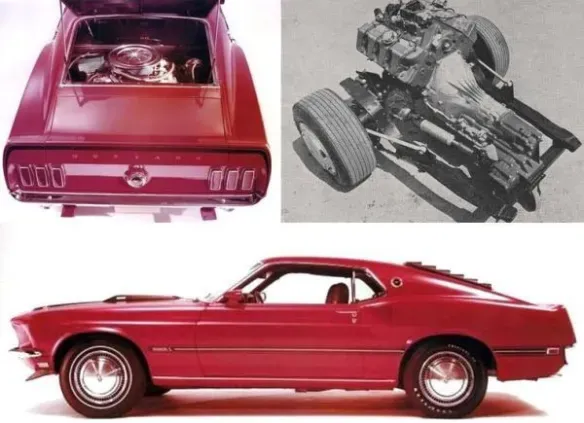 Ford Mustang 429 Boss con motor central