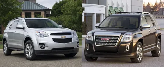 Chevrolet Equinox y GMC Terrain 2011 y 2012