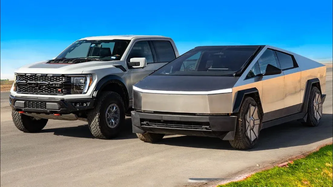 Ford F 150 Raptor R Vs Tesla Cybertruck ¡la Batalla De Las Bestias ⚡️ 💨