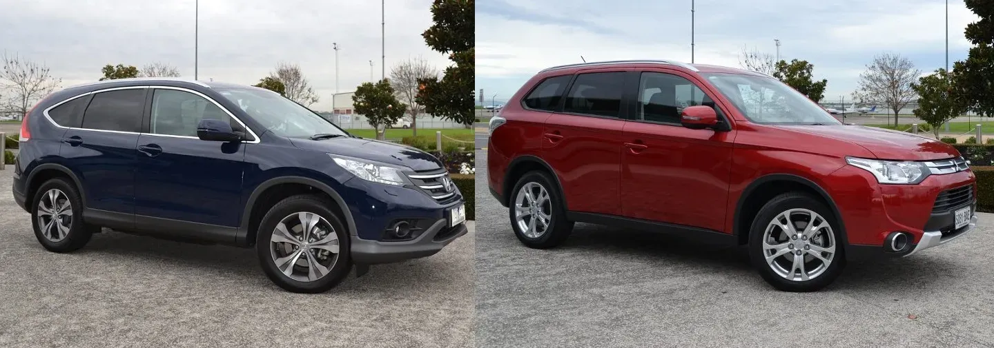 Mitsubishi ASX y Honda CRV