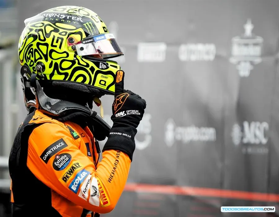 Imagen de Lando Norris en la pole position en Zandvoort