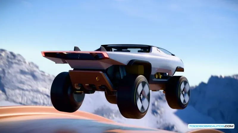 Imagen del Polestar TRX, el ganador del concurso de diseño Hot Wheels 2024, mostrando su diseño futurista y robusto.