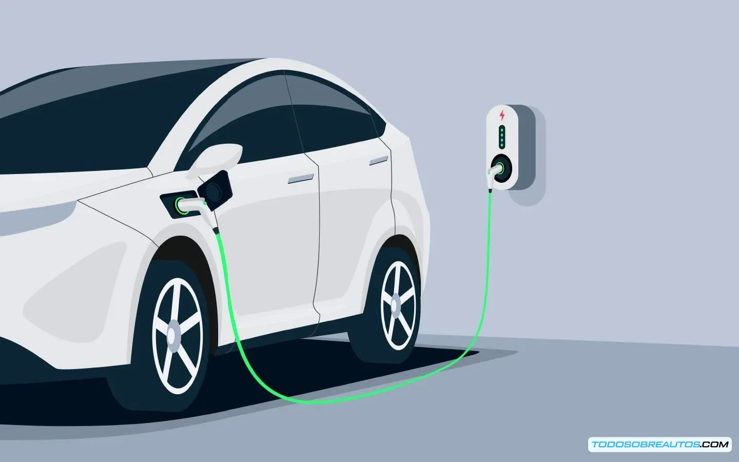 Gráfico o imagen que representa la dificultad para encontrar estacionamiento y puntos de carga para vehículos eléctricos.