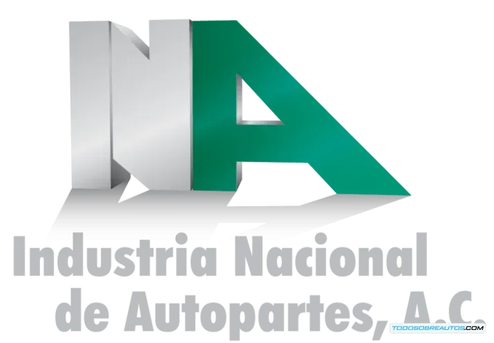 Logotipo de la Industria Nacional de Autopartes (INA), institución que reporta el crecimiento de la inversión extranjera directa en el sector de autopartes de México.