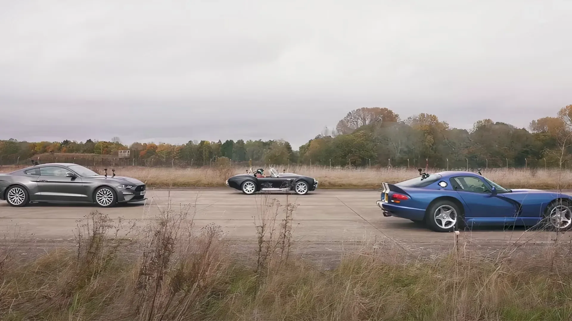 Shelby Cobra, Dodge Viper y Mustang