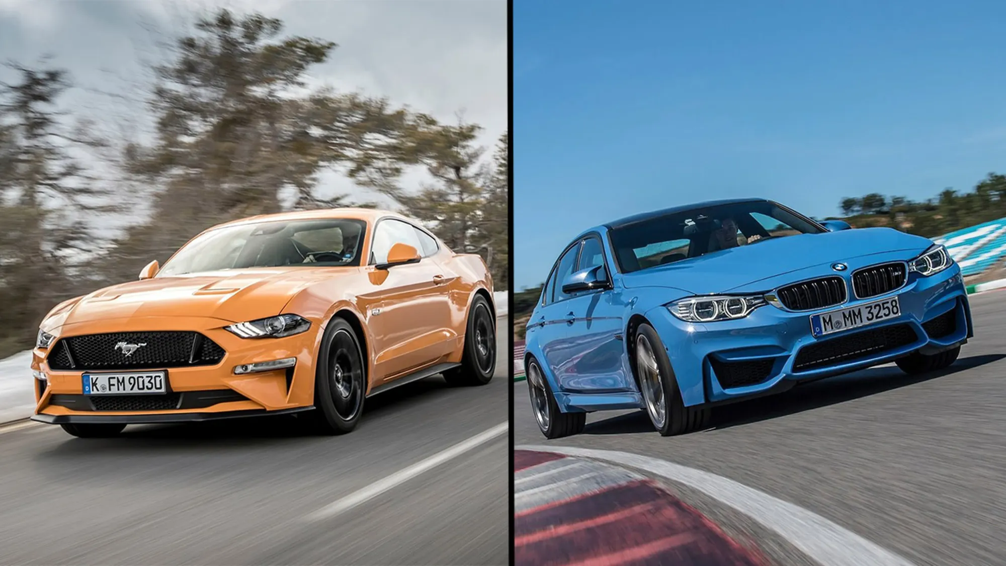 BMW M3 vs Ford Mustang GT