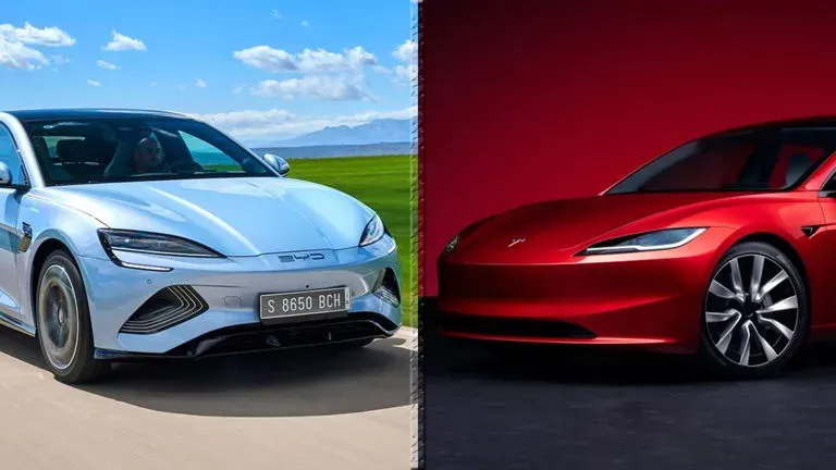 MG5 EV vs Tesla Model 3