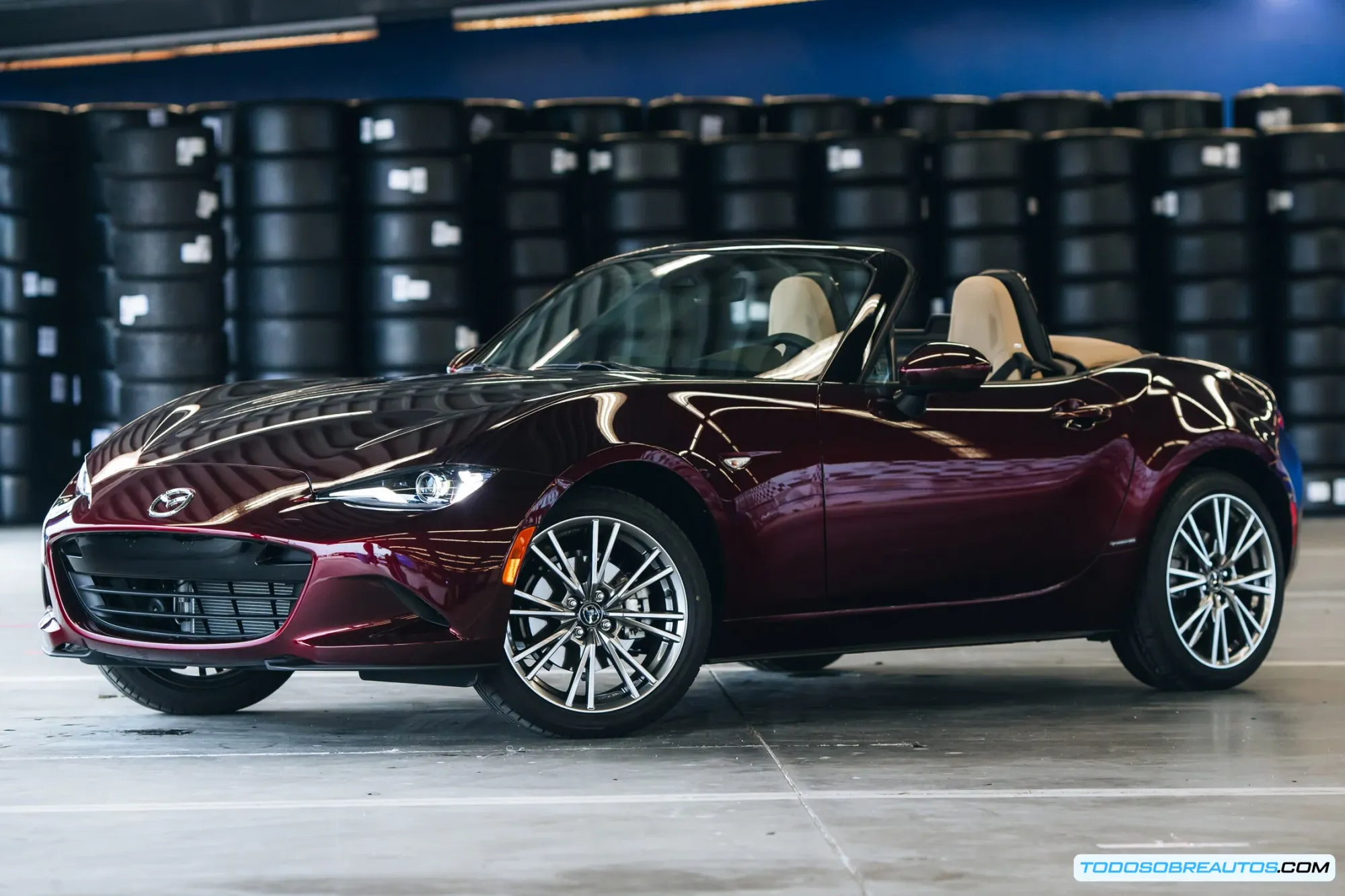 Detalle del diseño exterior del Mazda MX-5 Miata 35 Aniversario.