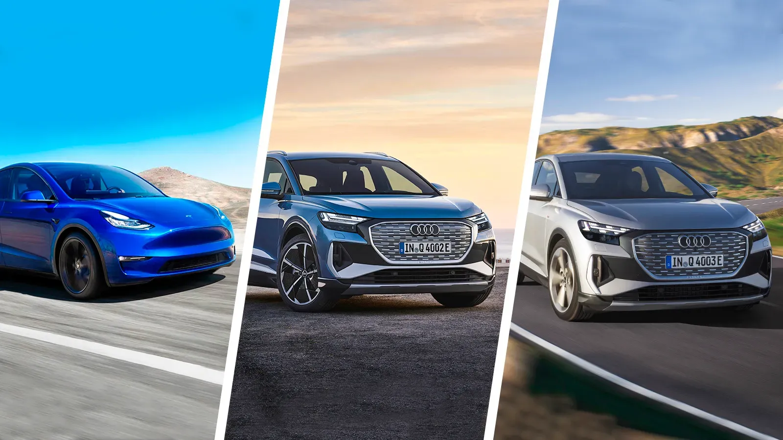 Comparativa Tesla Model Y vs Audi Q4 e-tron vs Volvo C40