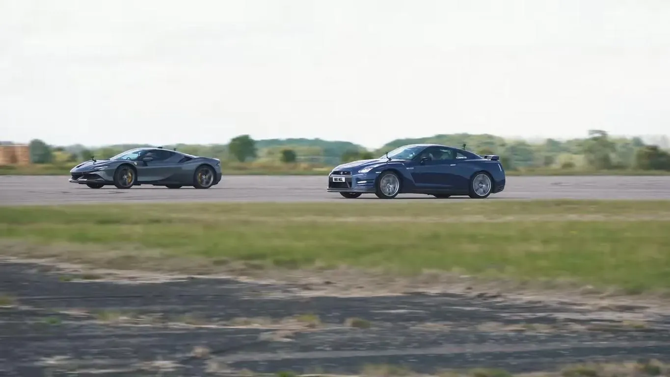 Nissan GT-R Tuneado vs Ferrari SF90 Stradale