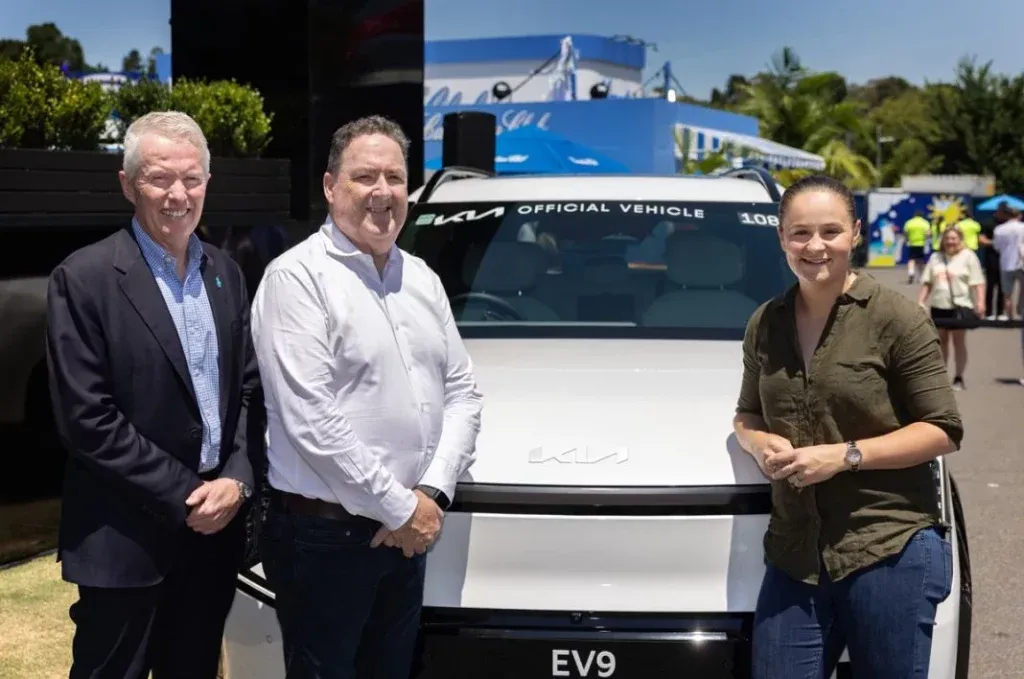 Kia electrifica el Abierto de Australia 2025