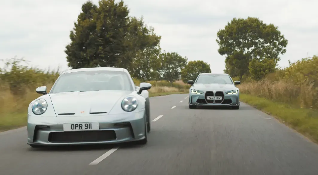 BMW M4 CSL vs. Porsche 911 GT3