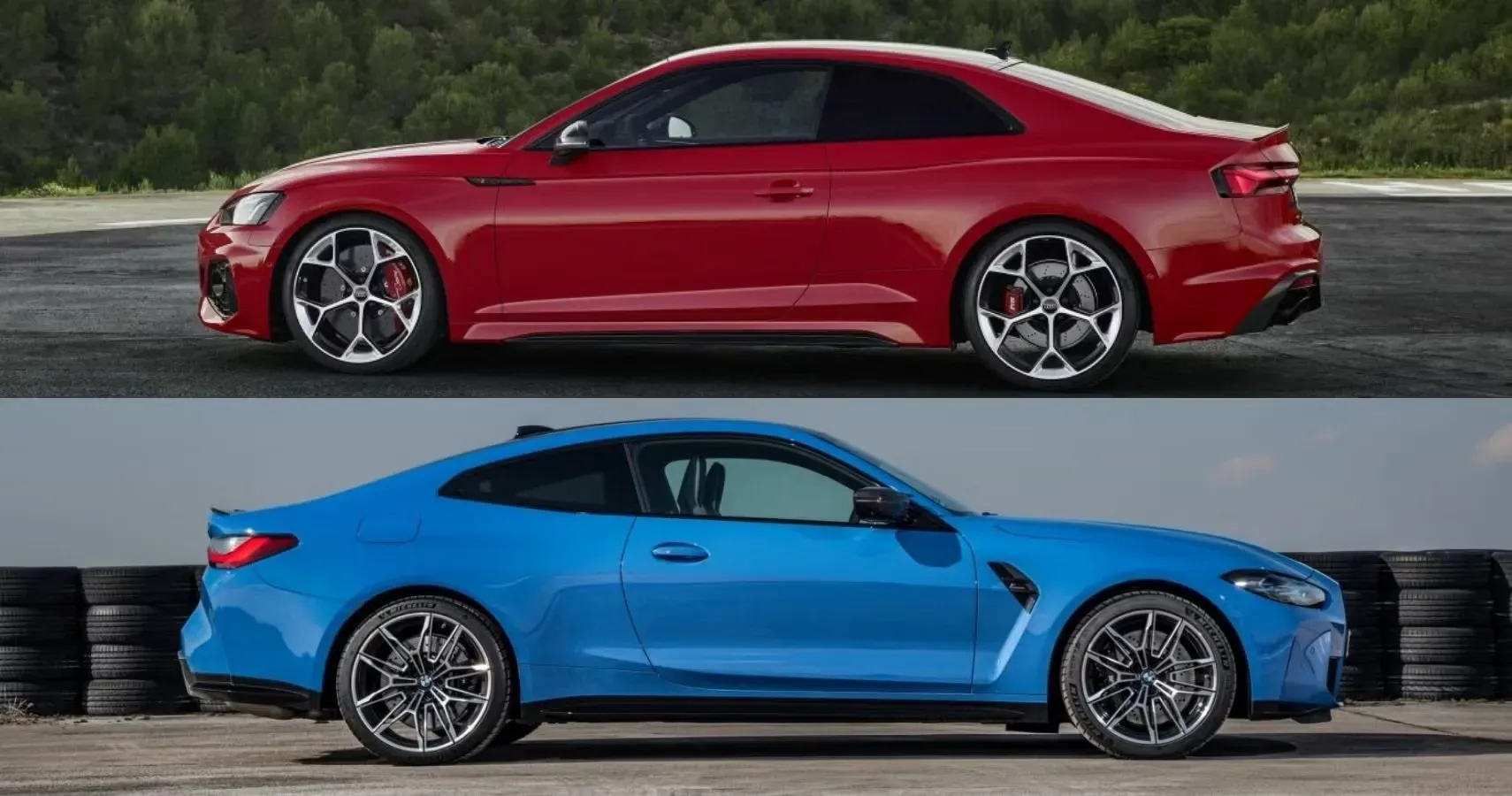 Audi RS5 vs BMW i4 M50