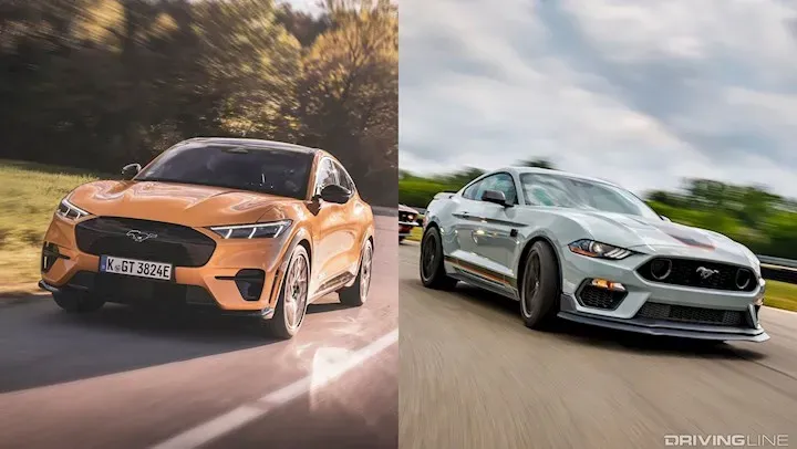 Ford Mustang Mach-E GT vs. Mustang V8 GT