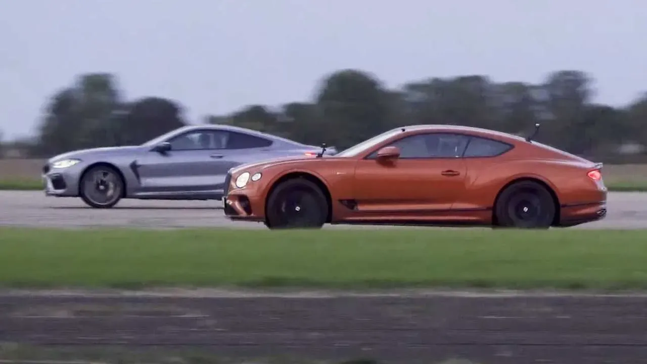 Bentley Continental GT Speed vs BMW M8 Competition