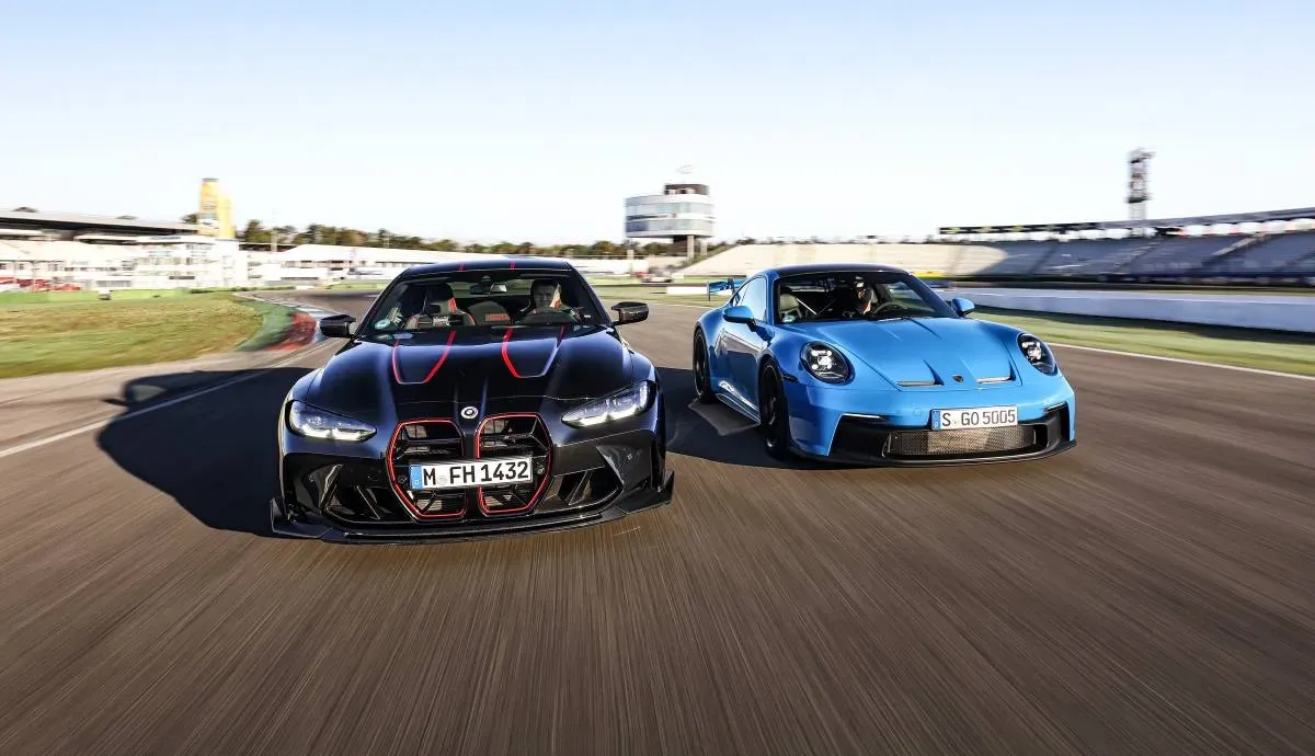 BMW M4 CSL vs. Porsche 911 GT3