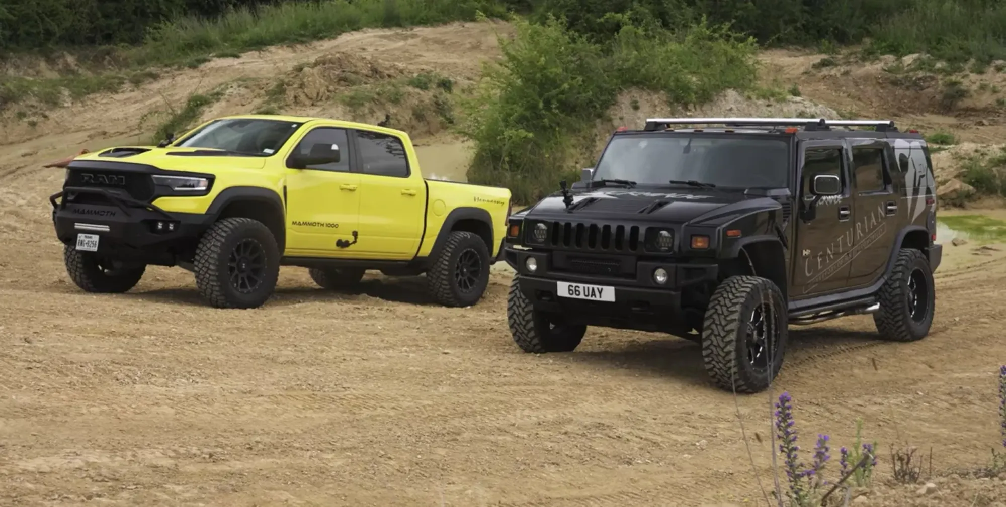 Dodge Ram Hennessey Mammoth vs. Hummer H2