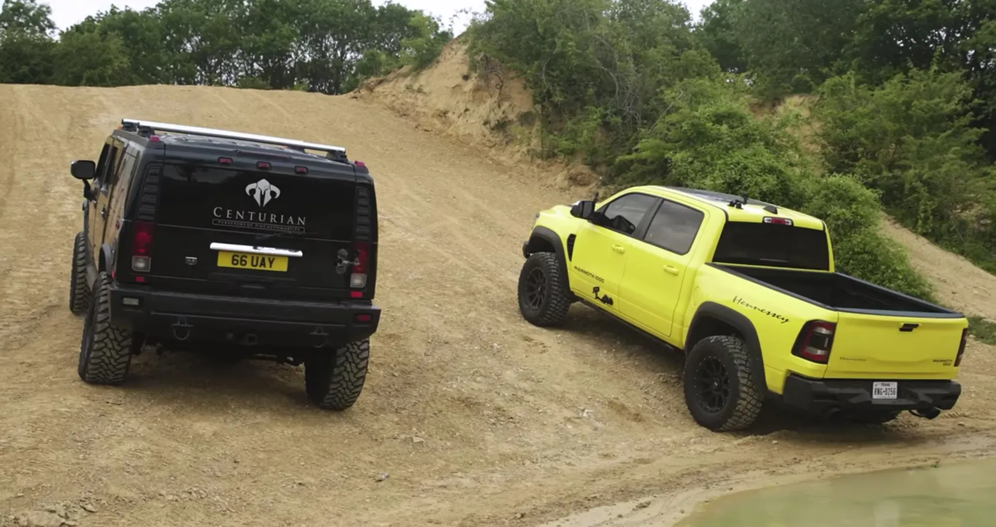 Dodge Ram Hennessey Mammoth vs. Hummer H2