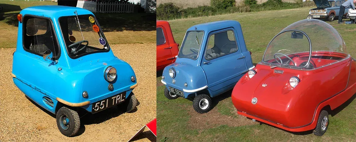 Reliant Regal vs. Peel P50