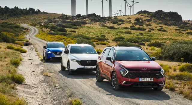 Comparativa Hyundai Tucson, Honda HR-V, Nissan Qashqai y Kia Sportage 2025