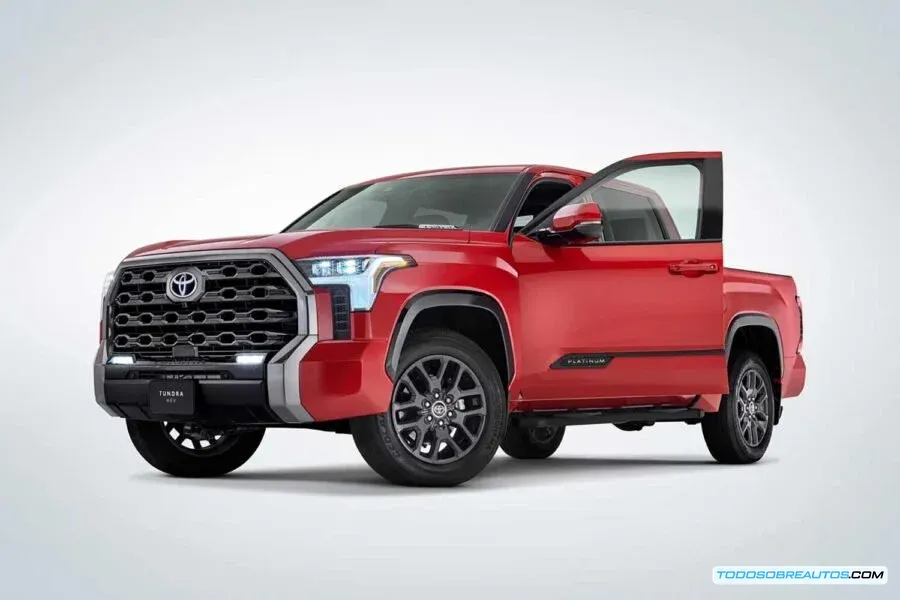 Toyota Tundra HEV 2025: Detalle de los rines y diseño lateral.