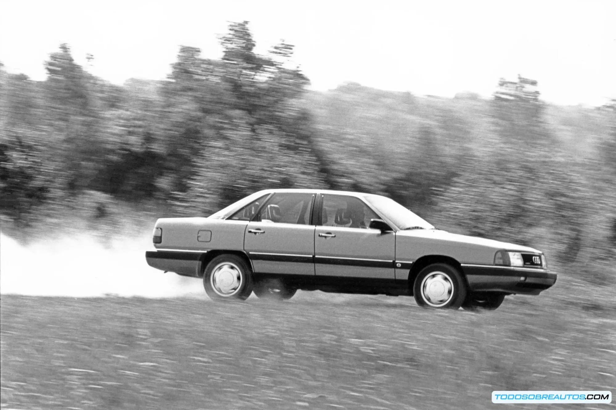 Audi 5000S Quattro 1987, vista exterior.