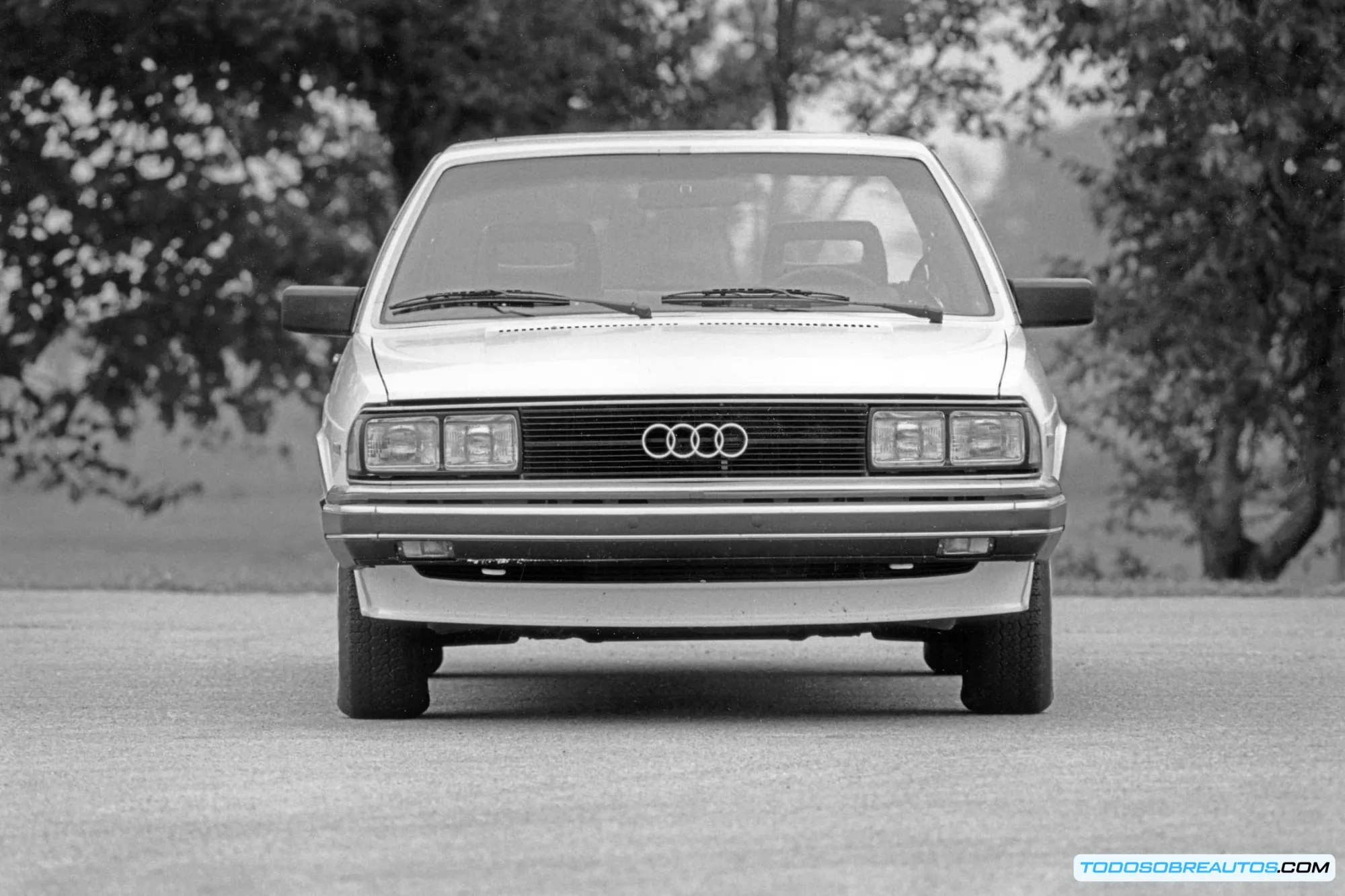 Diseño exterior del Audi 5000 Turbo Diesel 1983.