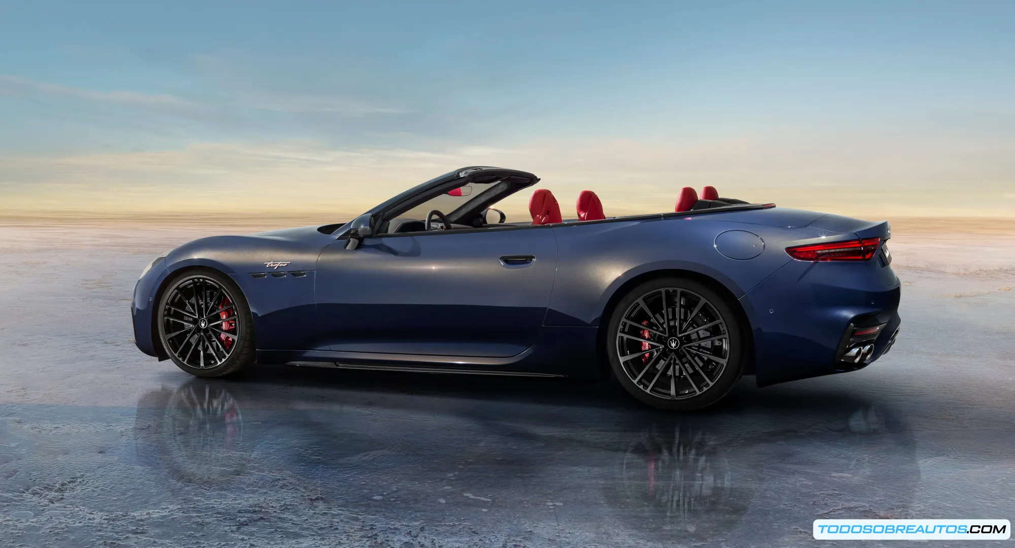 Maserati GranCabrio 2025: Detalle del diseño exterior.