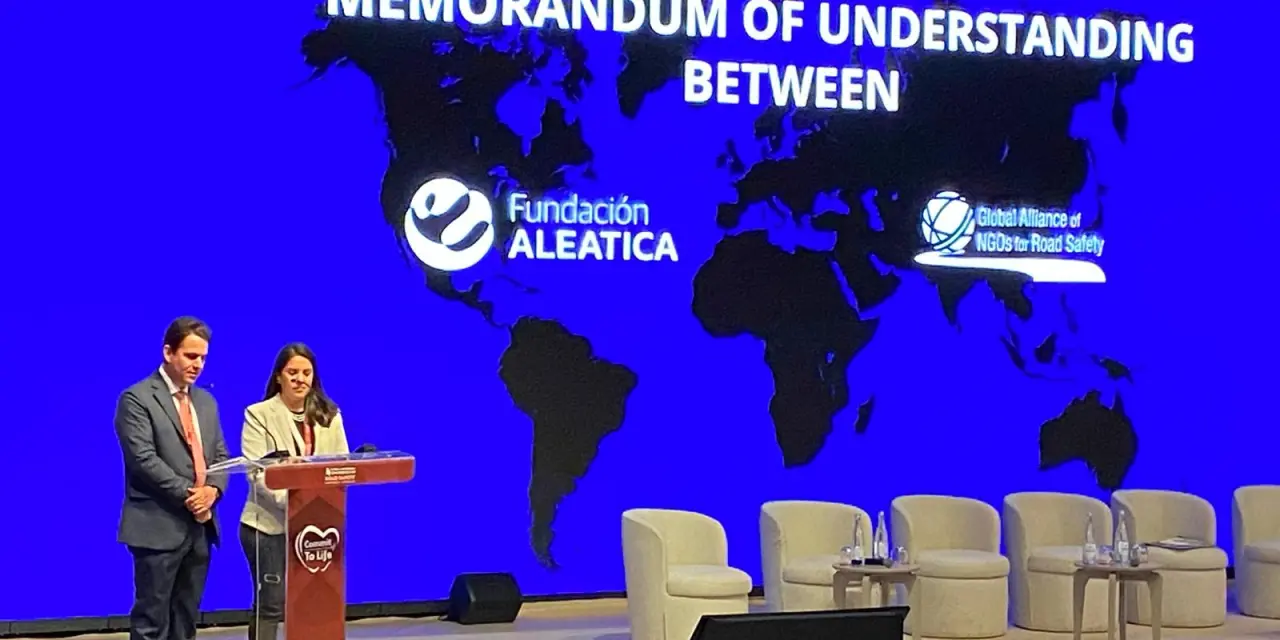 Fundación Aleatica Impulsa la Seguridad Vial Global