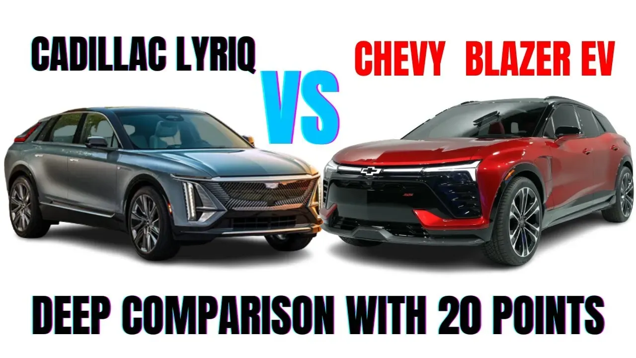 Chevy Blazer EV SS vs Cadillac Lyriq-V