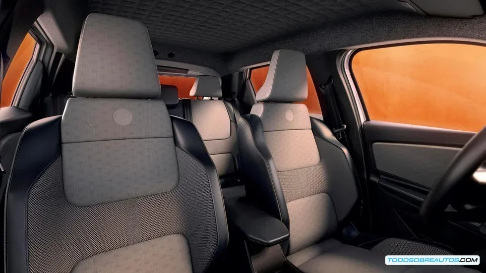 Interior del Renault 5 E-Tech Roland Garros: Tapicería y detalles