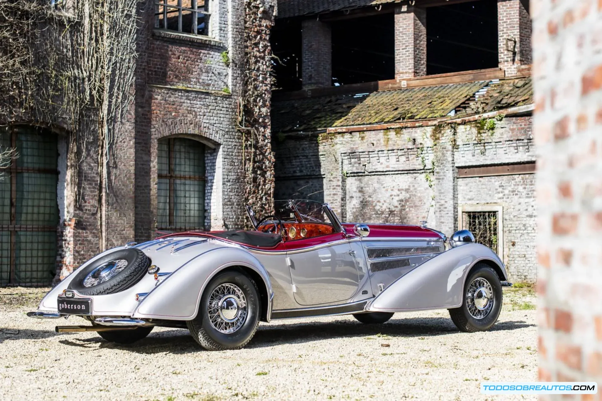 Horch 853a Special Roadster en los años 30