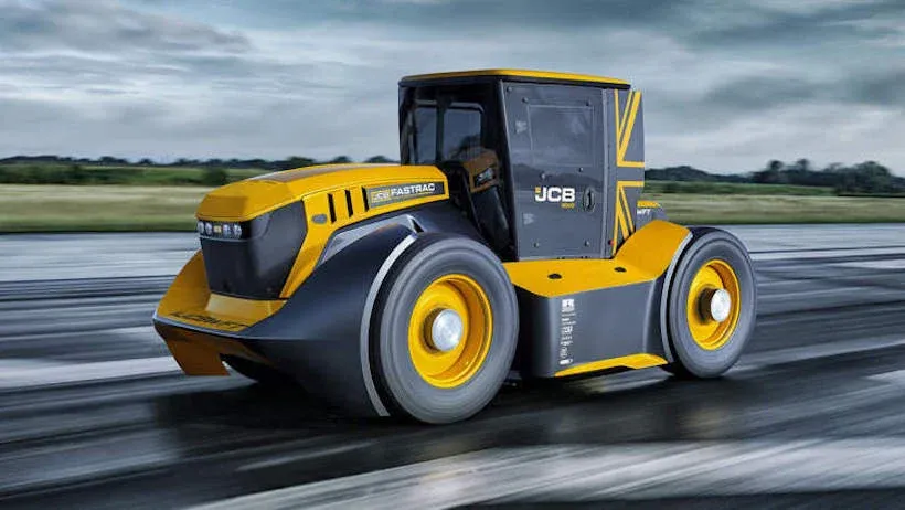 El Tractor Más Veloz del Mundo: JCB Fastrac ¡A Más de 200 km/h! 🤯