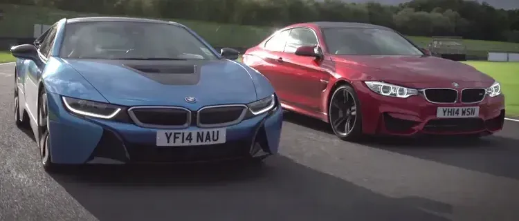 ¡BMW i8 vs. M4: La Batalla de la Potencia! ⚡️🏎️🏆