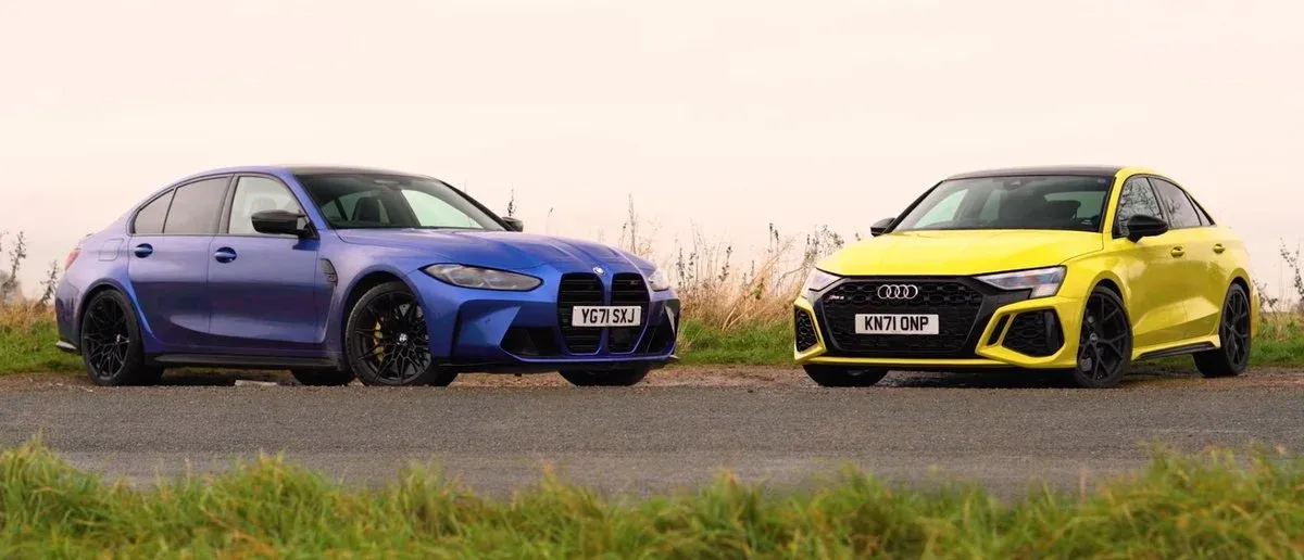 Audi RS3 vs BMW M3: ¿Qué rey del invierno te conquista? 👑❄️💨