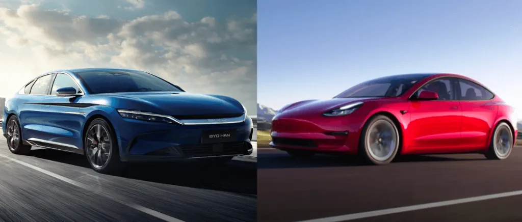 BYD Han EV vs Tesla: ¿Cuál es el Sedán Eléctrico Perfecto para Ti? 🚗⚡️