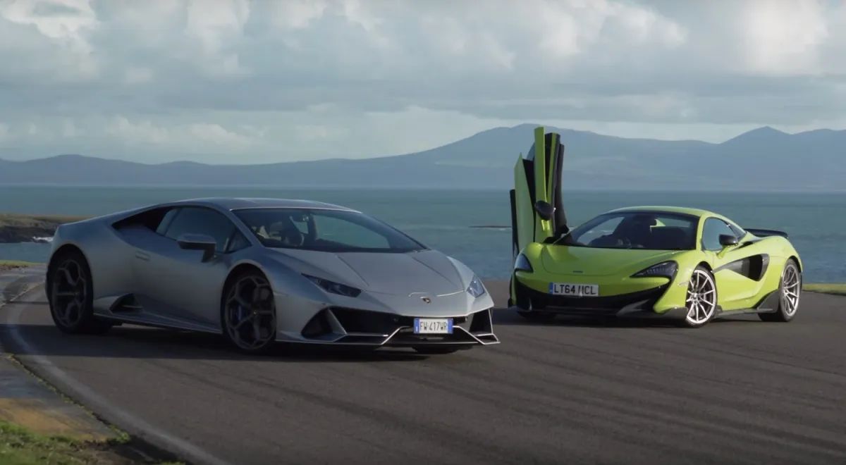 ¡Acelerando en la Curva!  Comparativa de Manejo: McLaren 600LT Spider vs Lamborghini Huracán EVO