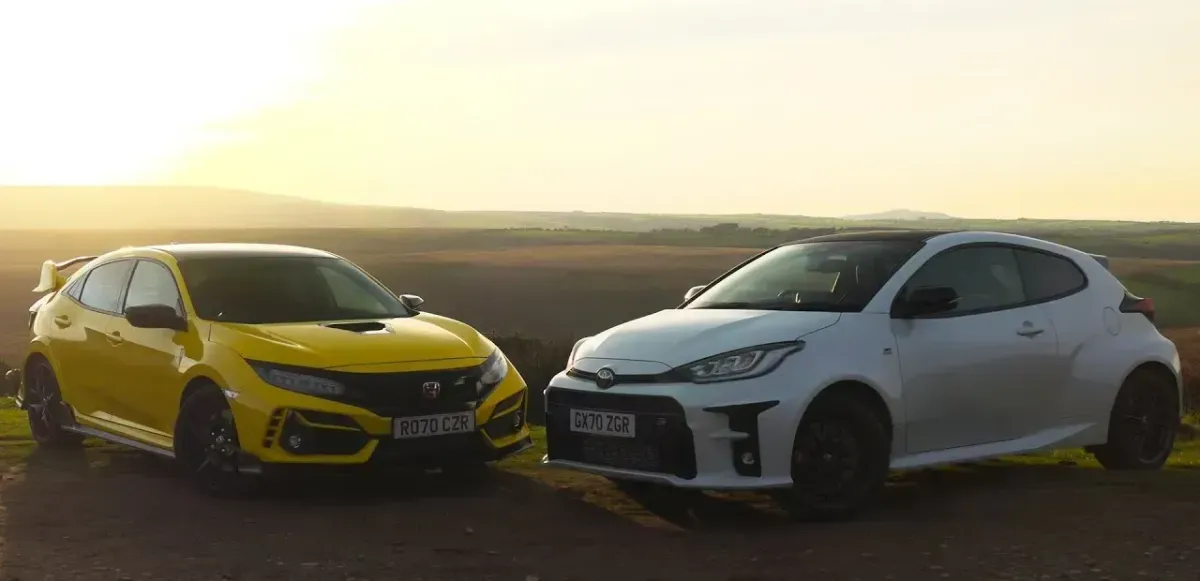 ¡Honda Civic Type R vs Toyota Yaris GR: La Batalla de los Hot Hatch! 🤯