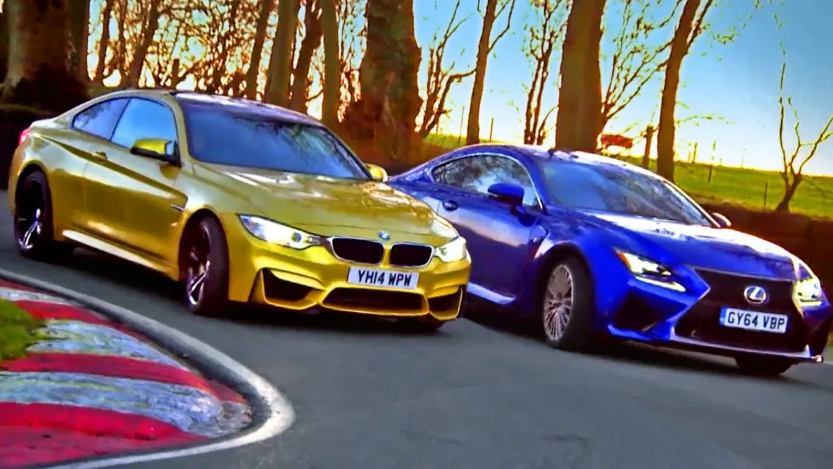 Lexus RC F vs BMW M4: ¿Cuál es más divertido?