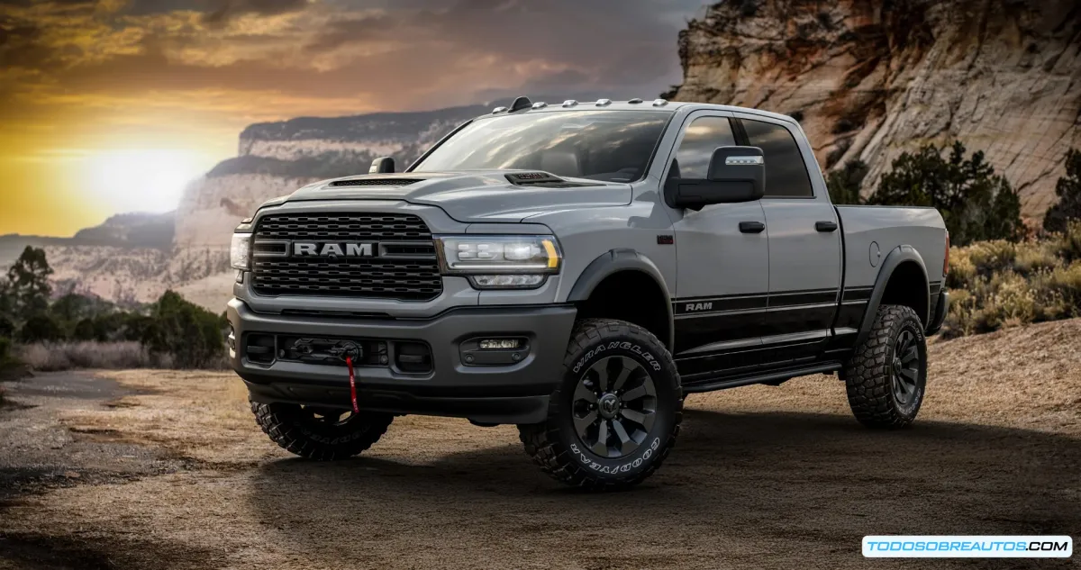 Ram Power Wagon y Rebel HD Lunar Edition 2024: Capacidad Off-Road Mejorada y Diseño Lunar