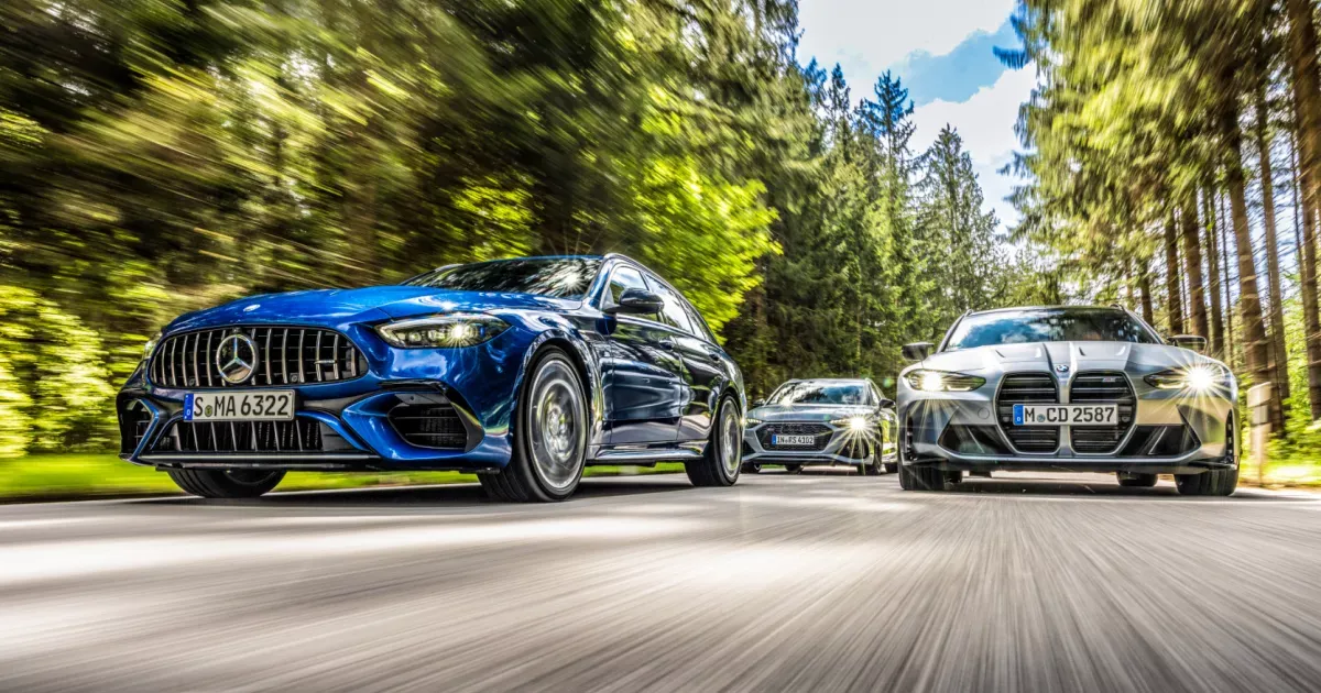 Mercedes-AMG C63 S vs BMW M3 Touring vs Audi RS4 Avant: ¡La Batalla de los Deportivos! 🏆