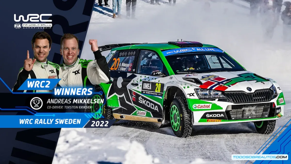 Mikkelsen gana el WRC2 en Suecia: Victoria en el Rally de Suecia y lucha con Veiby