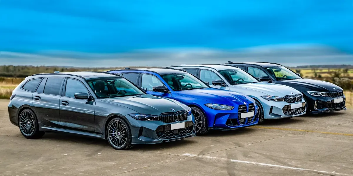 BMW 335d Touring vs Tesla Model 3 vs BMW M340d Touring: ¡La Gran Comparativa de Drag Race!