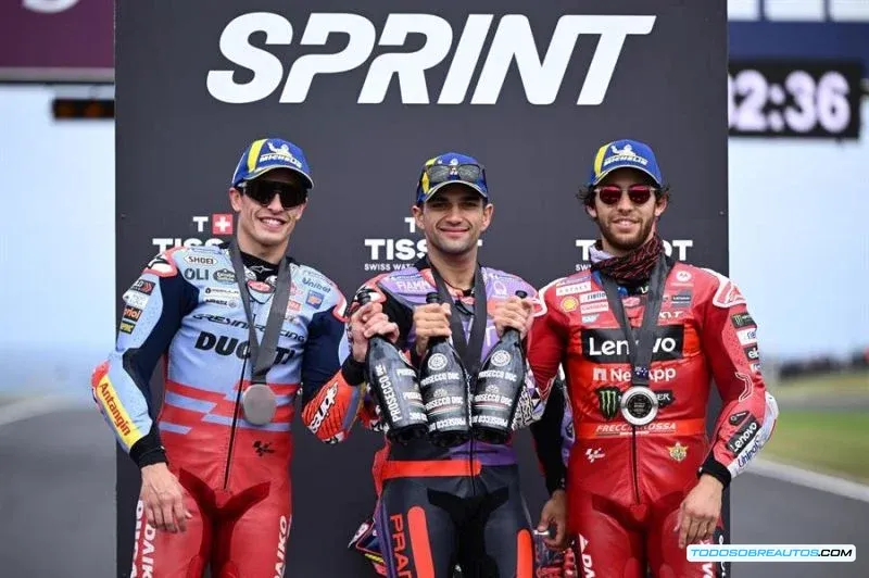 Dominio español en el Gran Premio de Australia de MotoGP Martín gana