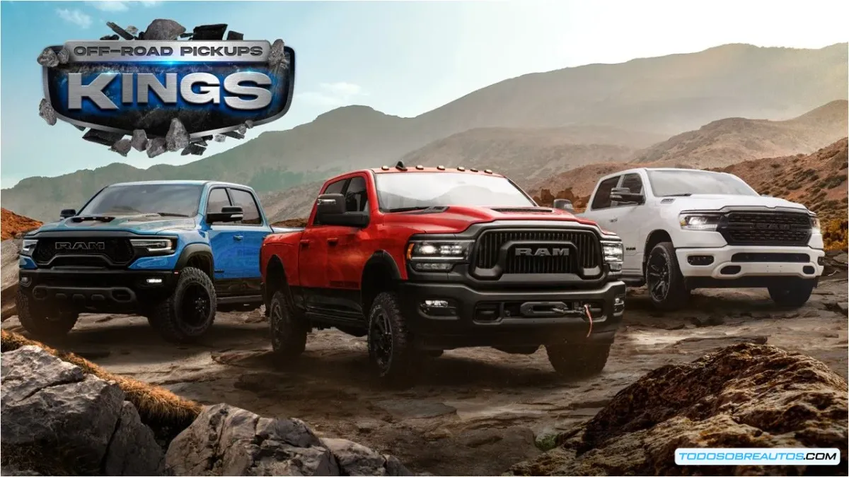 Ram Off-Road Pickups Kings: Dominando el Terreno con la Nueva Gama de Camionetas Todoterreno de Ram en México (2024)